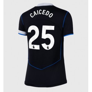 Chelsea Moises Caicedo #25 Tercera Equipación Mujer 2025-26 Manga Corta